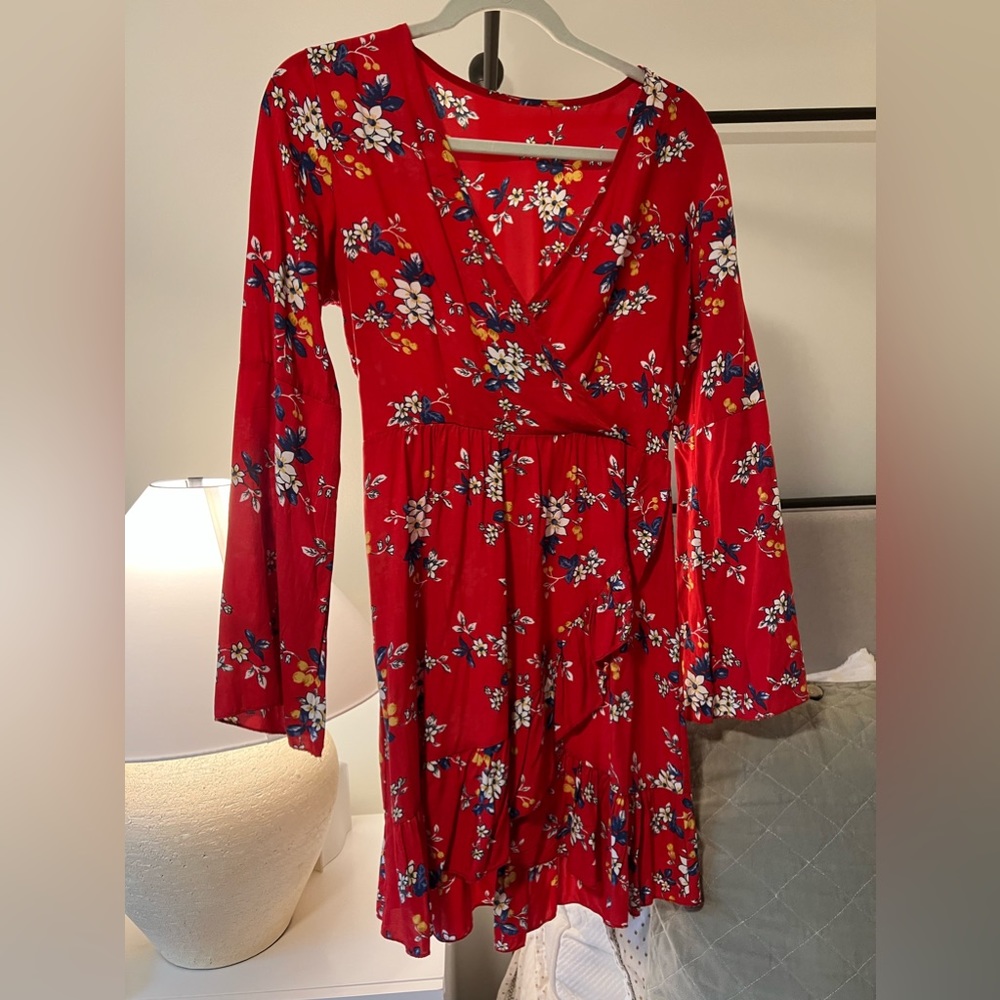 floral mini dress